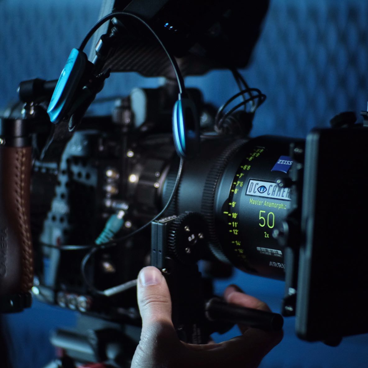 Zeiss Master Anamorphic 50mm close-up, the shared lens package